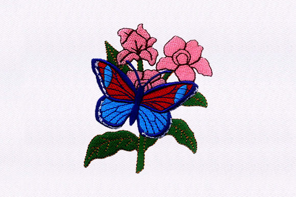 Flowers Butterfly Embroidery Design Review