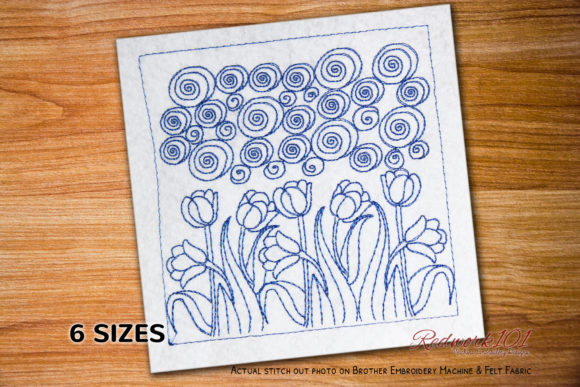Flowers in Pond: A Gentle Embroidery Gem for Meaningful Gifts