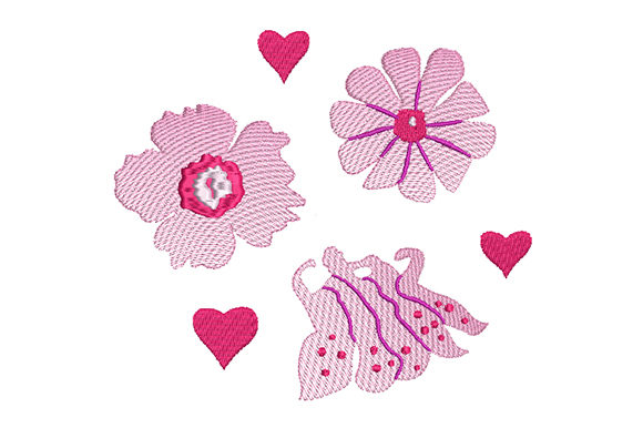 Pink Flowers with Hearts: A Designer’s Real-World Embroidery Review